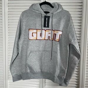 Sneakgallery "GOAT”‎ Hoodie – Light Gray – Size S – 100% Cotton.